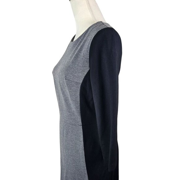 Talbots Women's Size 2 Color Block Sheath Dress 3/4 Sleeves Business Church Chic - Picture 7 of 11